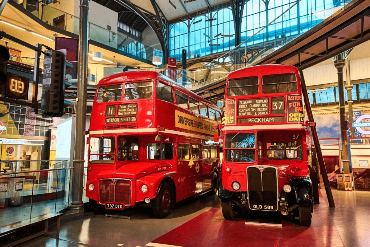 London Transport Museum buses