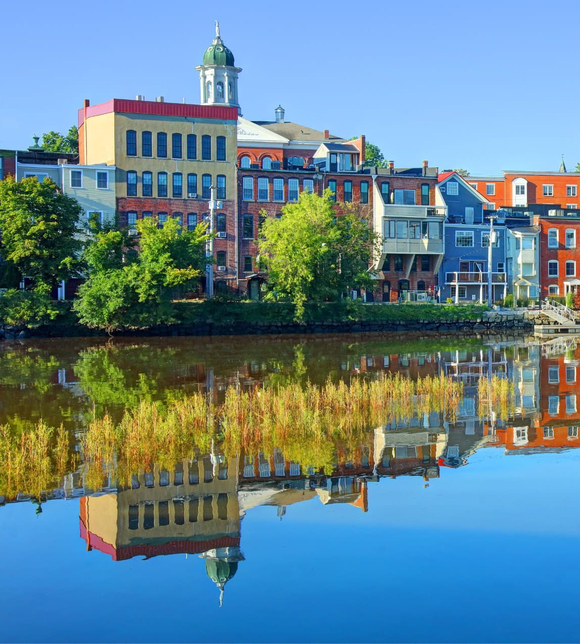 colourful town