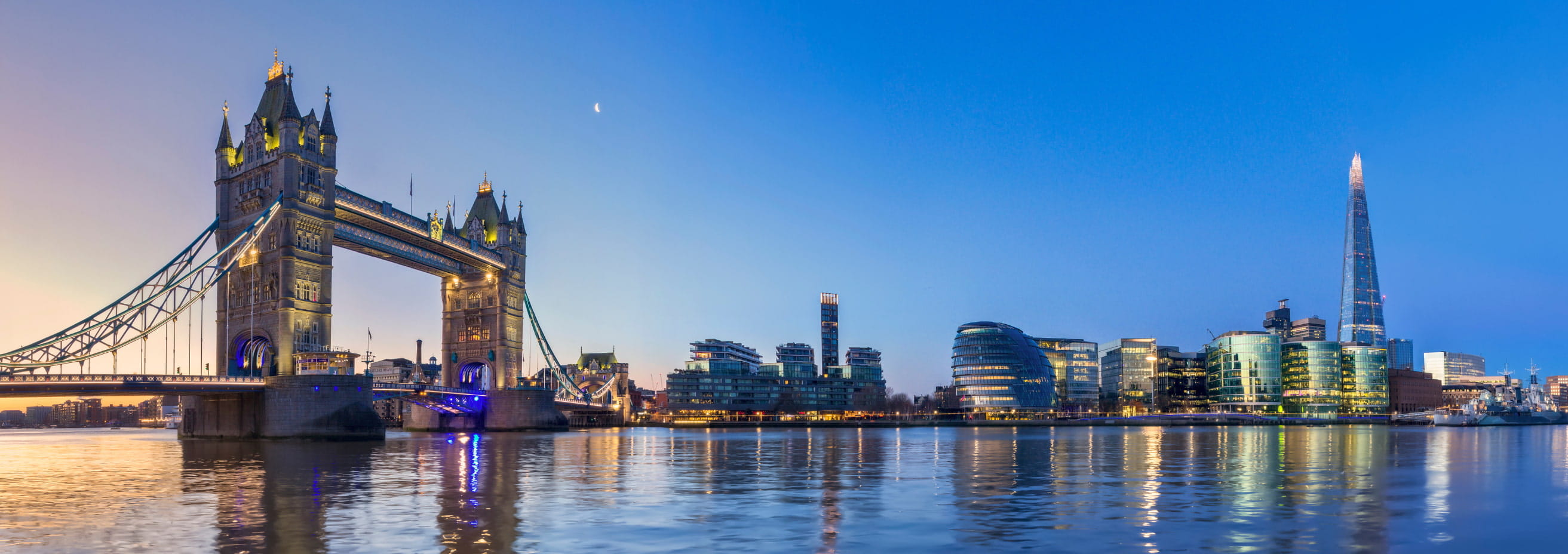 London Thames skyline
