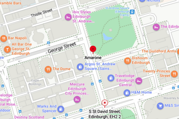 Edinburgh rail replacement location