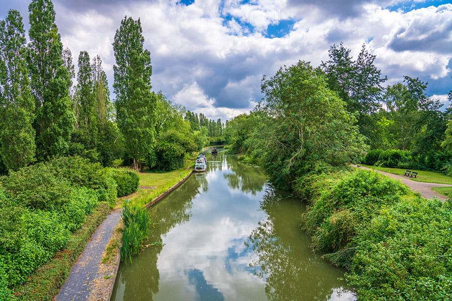 Grand Union Canal in Milton Keynes