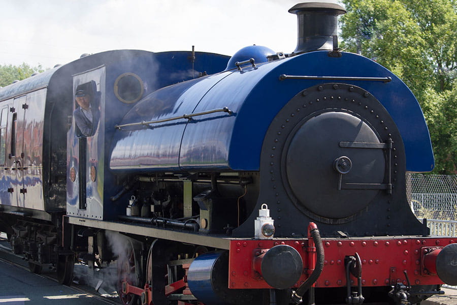 Vintage steam train