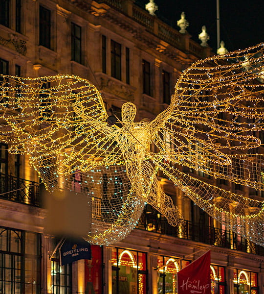 Christmas lights London Regent street