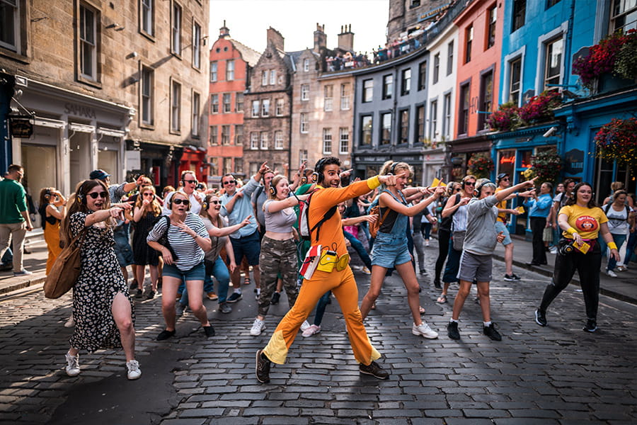 Fringe festival street performance