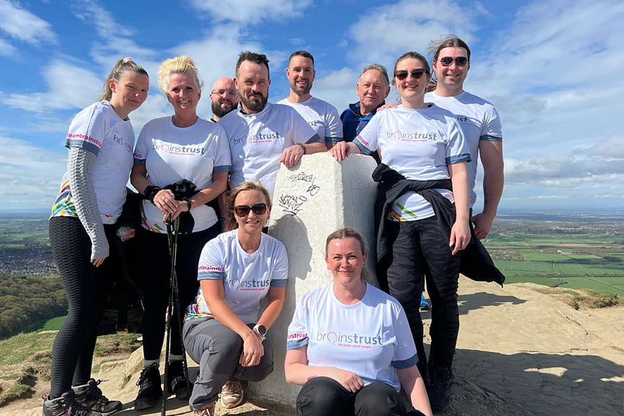 Lumo team hiking