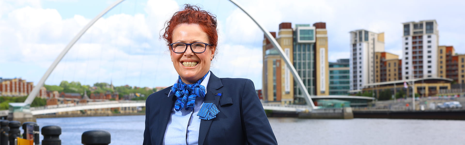 Lumo staff in the Newcastle Quayside