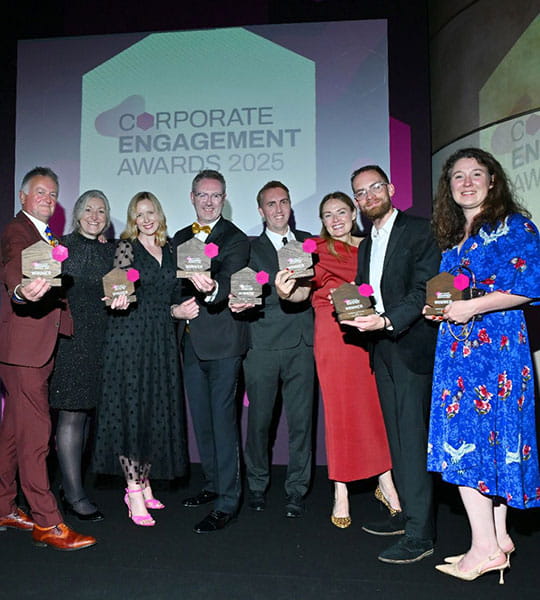 The Lumo and Hull Trains team with partners from the Yorkshire Wildlife Trust, CWA, Metrocentre and Go North East