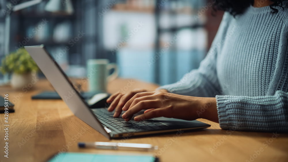 woman on laptop