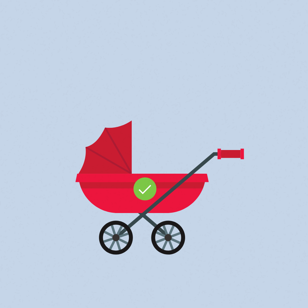 pushchair onboard train